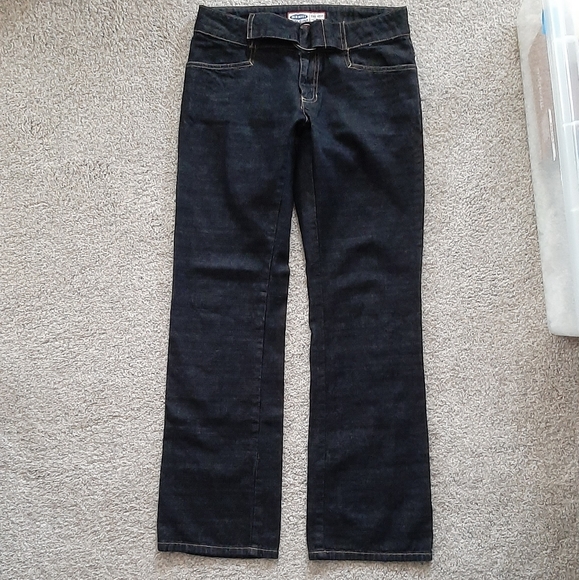 OLD NAVY Dark Denim Blue Jeans Sz.4.    NWOT - Picture 1 of 12